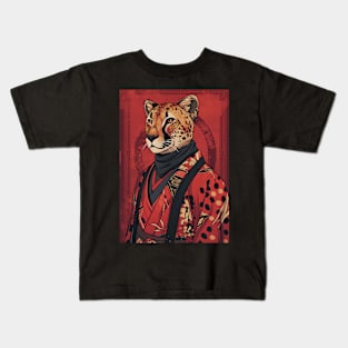 Kimono Cheetah Kids T-Shirt